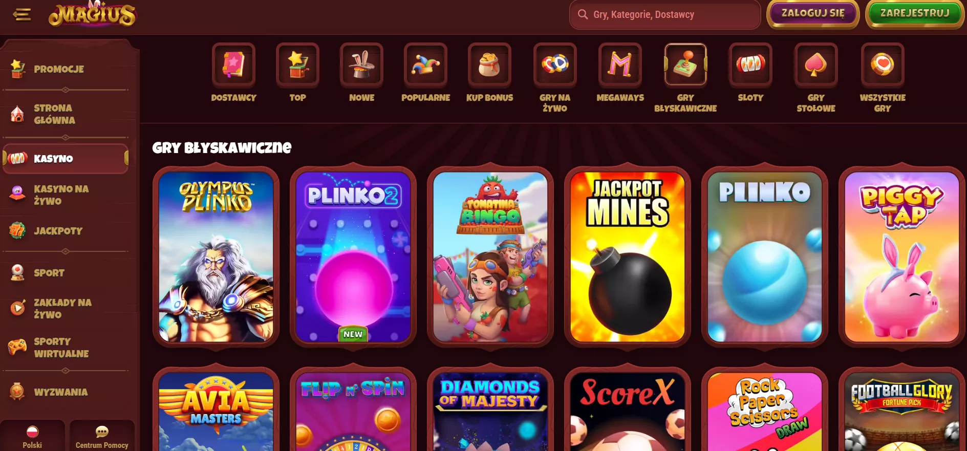 Oficjalna strona Magius