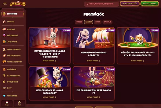 Magius bonus bez vkladu